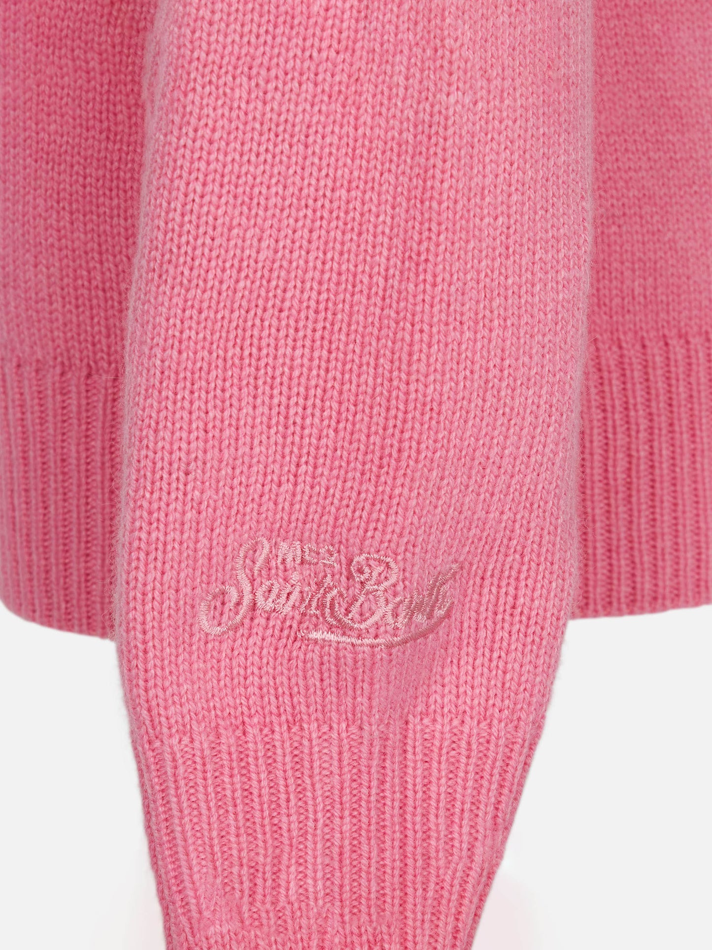 Girl crewneck sweater with bears embroidery - MC2 Saint Barth