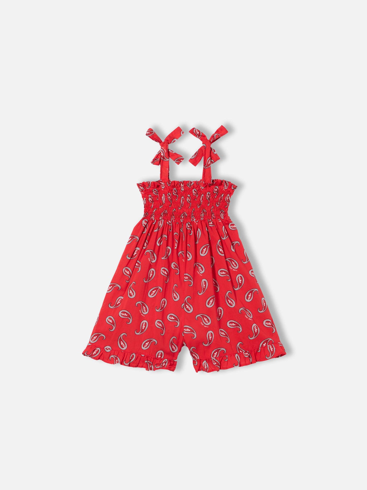Girl playsuit with paisley print - MC2 Saint Barth