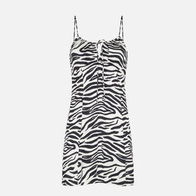 Zebra print short dress - MC2 Saint Barth