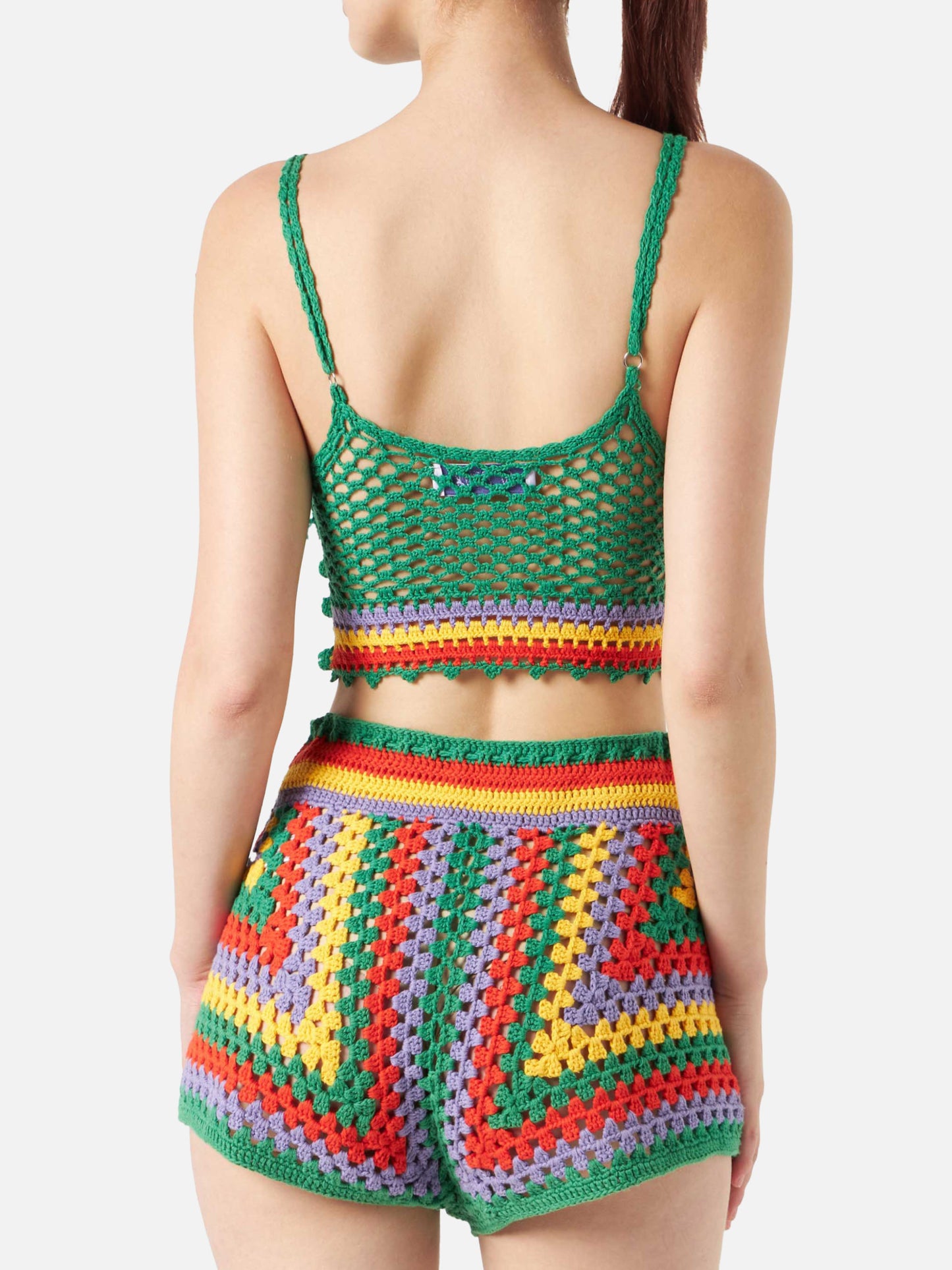 Multicolor crochet top - MC2 Saint Barth
