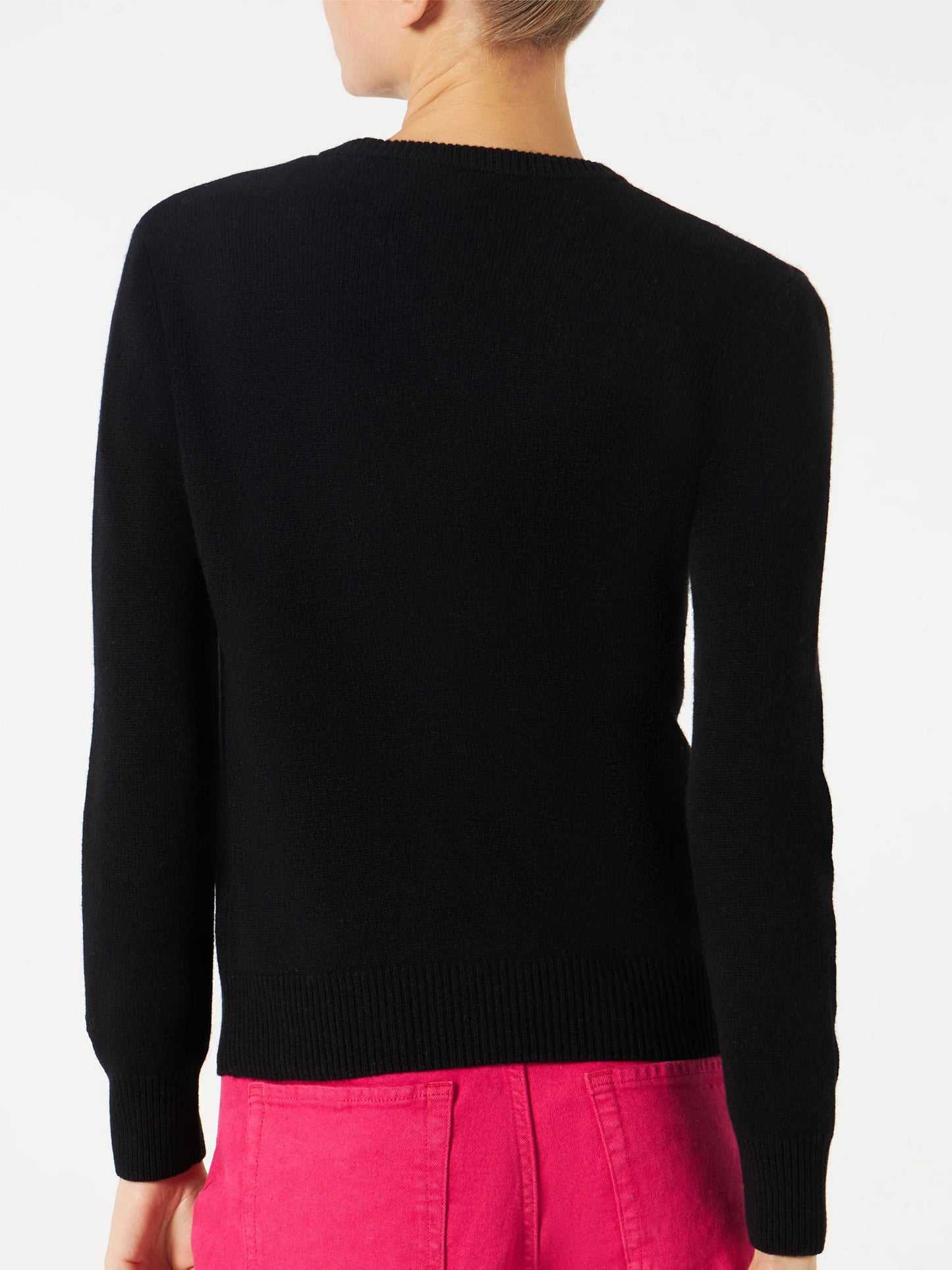 Woman sweater with Belle Rebelle embroidery - MC2 Saint Barth