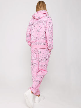 Cotton bandanna joggers with Saint Barth embroidery - MC2 Saint Barth