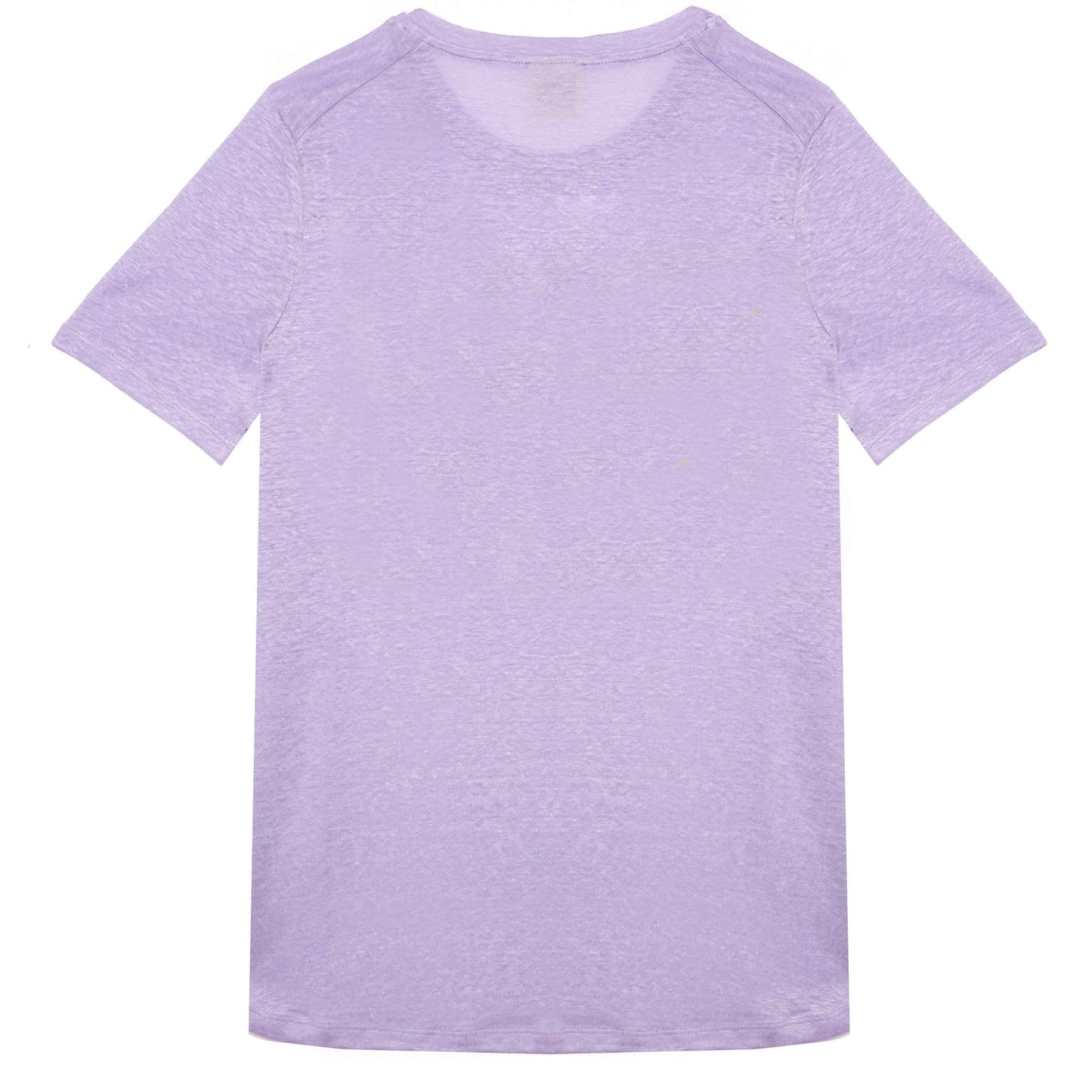 Leinen-T-Shirt mit St. Tropez Habituè-Stickerei