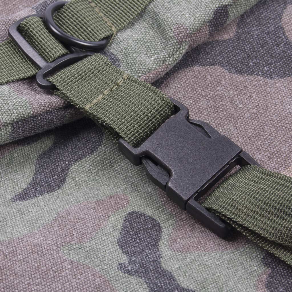 Canvas camouflage backpack