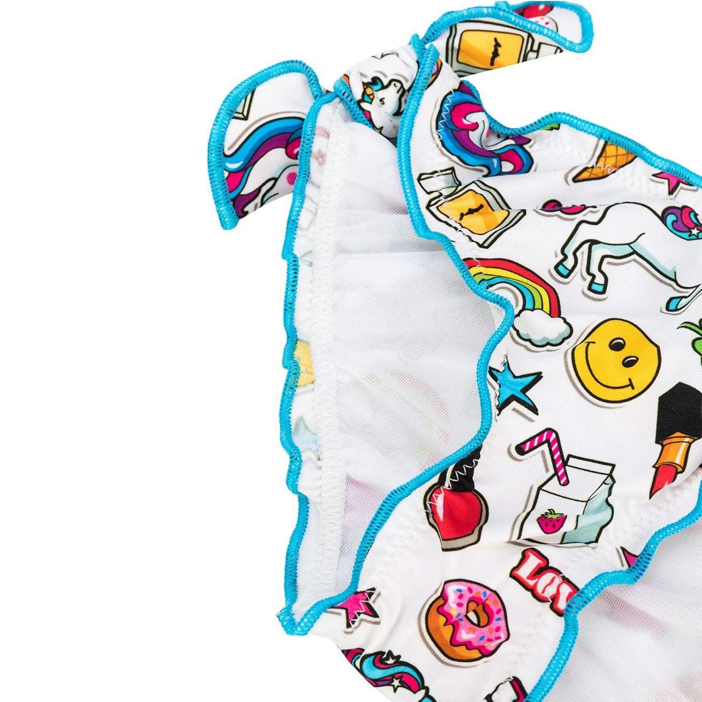 Girl swim briefs with unicorn print - MC2 Saint Barth