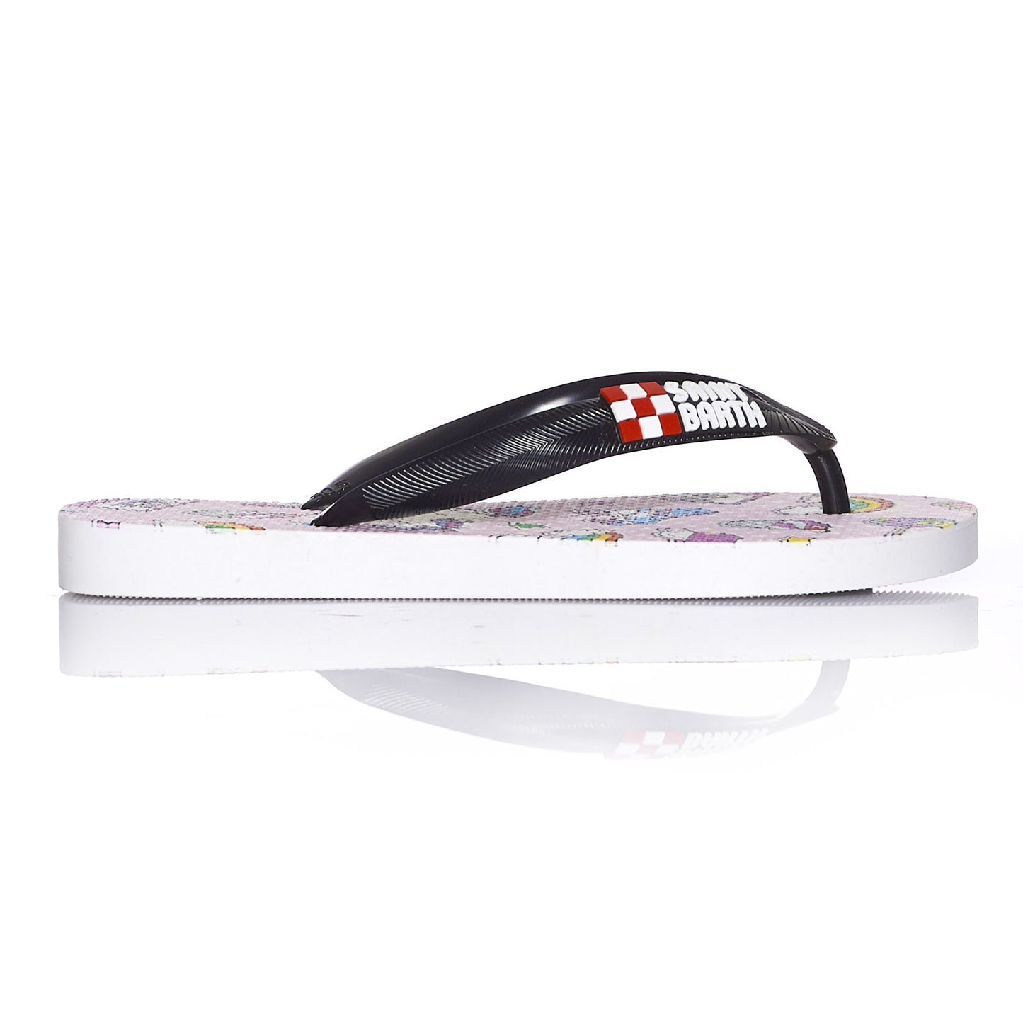 Mädchen-Flip-Flops mit lustigem rosa Aufdruck