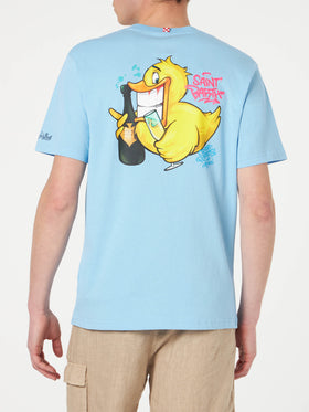 Man t-shirt with ducky print | CRYPTO PUPPETS® SPECIAL EDITION - MC2 Saint Barth