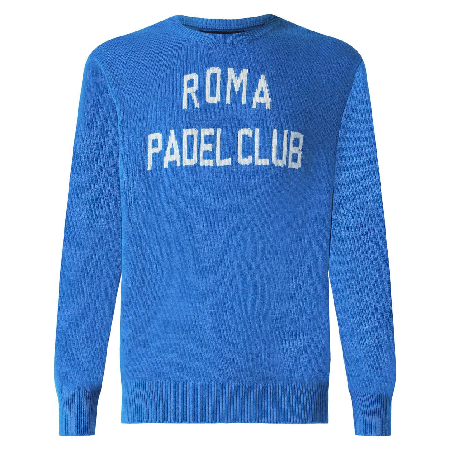 Man sweater with Roma Padel Club jacquard - MC2 Saint Barth