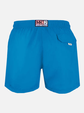 Man bluette lightweight fabric swim shorts Lightting Pantone | PANTONE® SPECIAL EDITION - MC2 Saint Barth