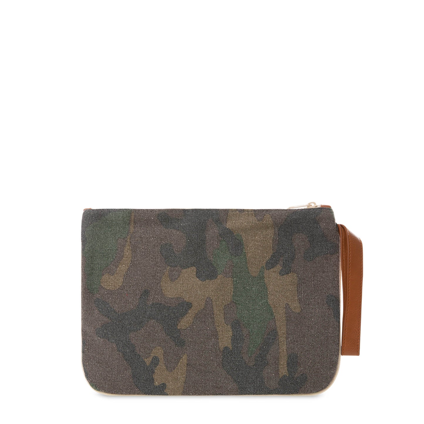 Parisienne-Canvas-Pochette mit Tarnmuster