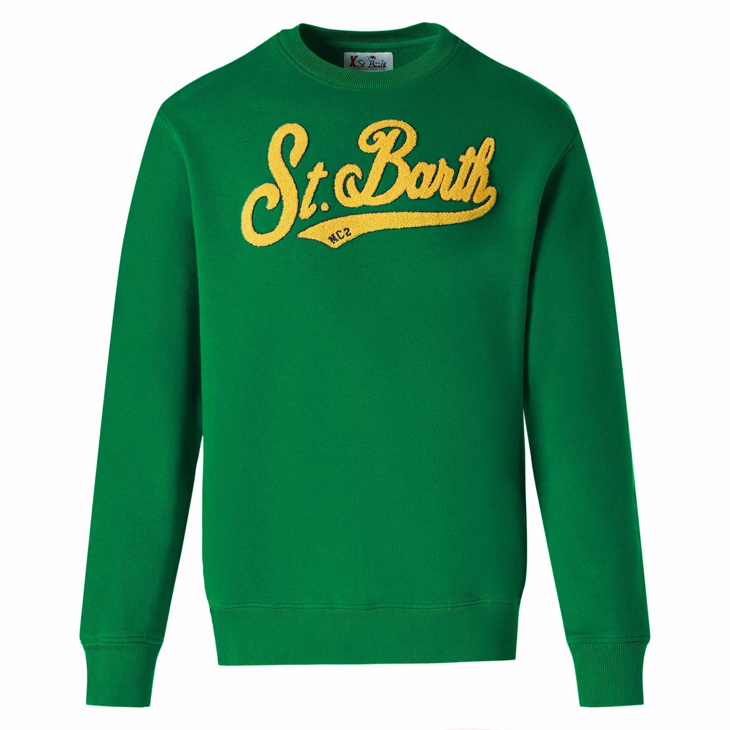 Man crewneck sweatshirt with terry logo - MC2 Saint Barth