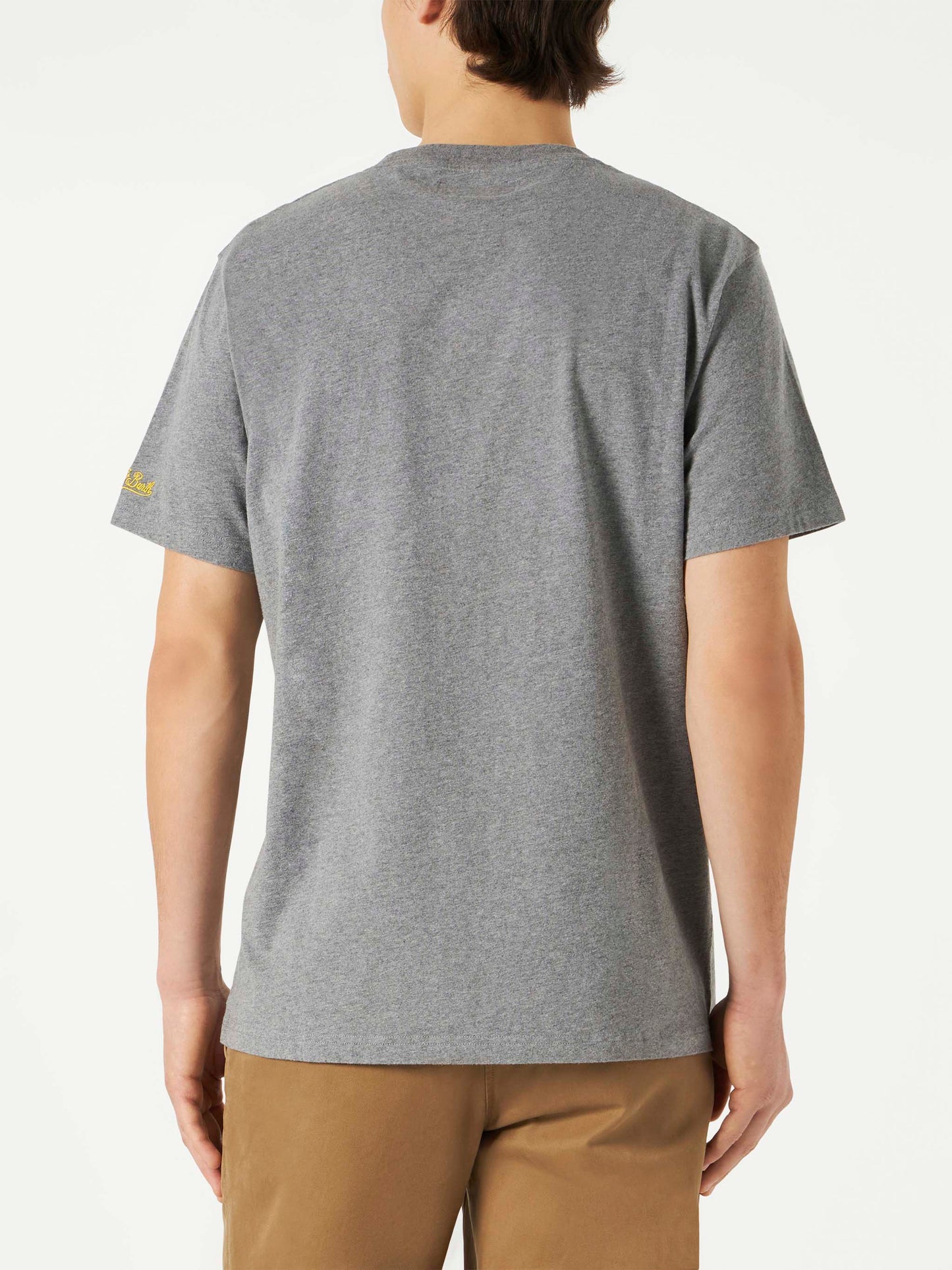 Man t-shirt with Snoopy weekend mood embroidery | SNOOPY - PEANUTS™ SPECIAL EDITION