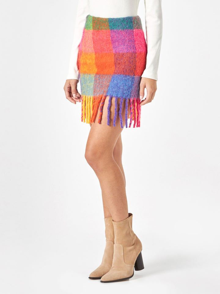 Woman skirt with fringes - MC2 Saint Barth