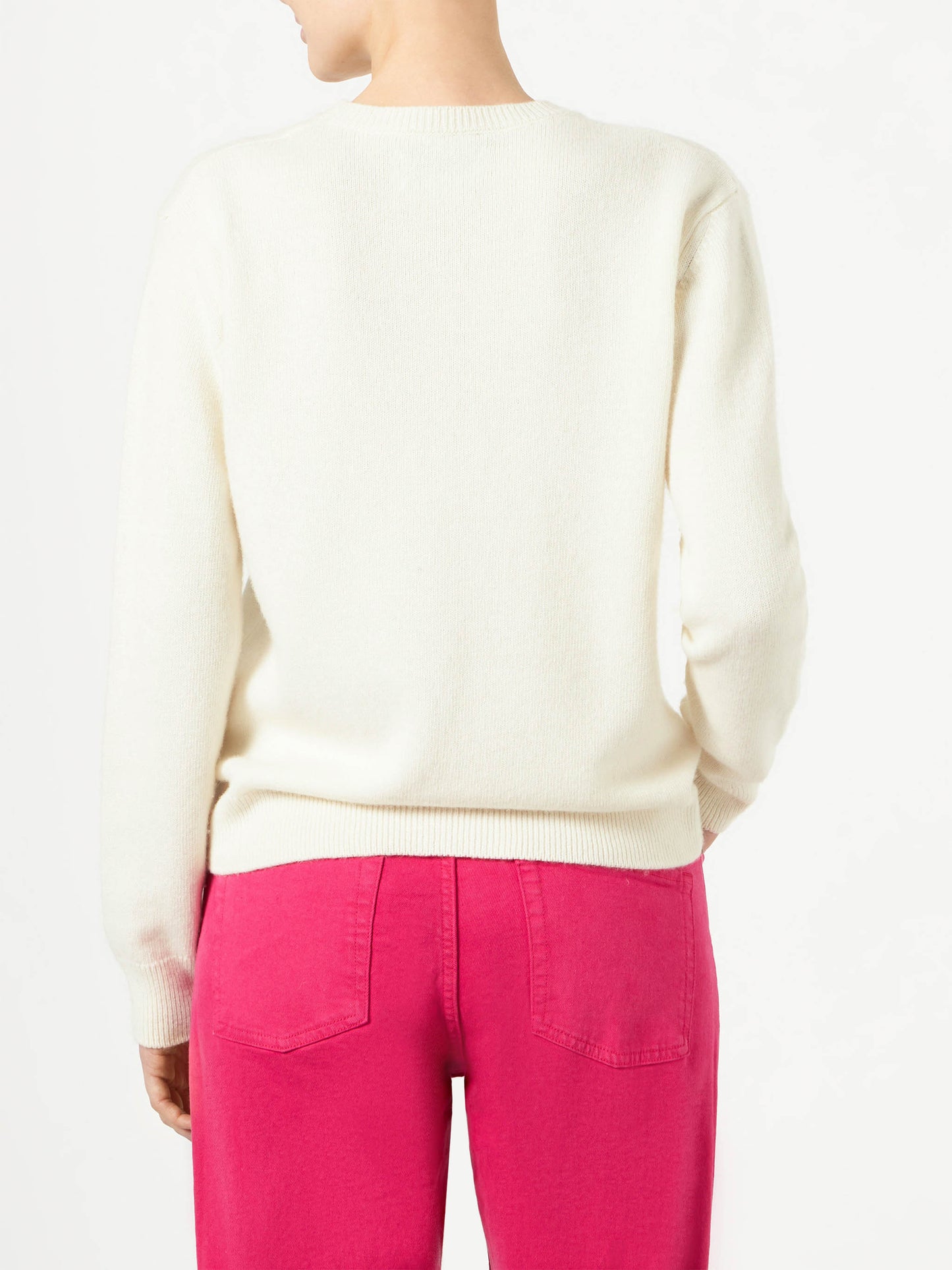 Woman sweater with Saint Barth terry logo - MC2 Saint Barth