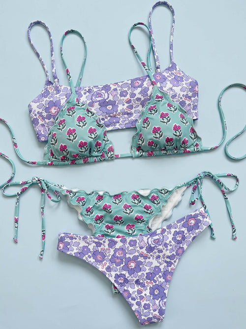 Floral & Boho Bikini Swimsuits
