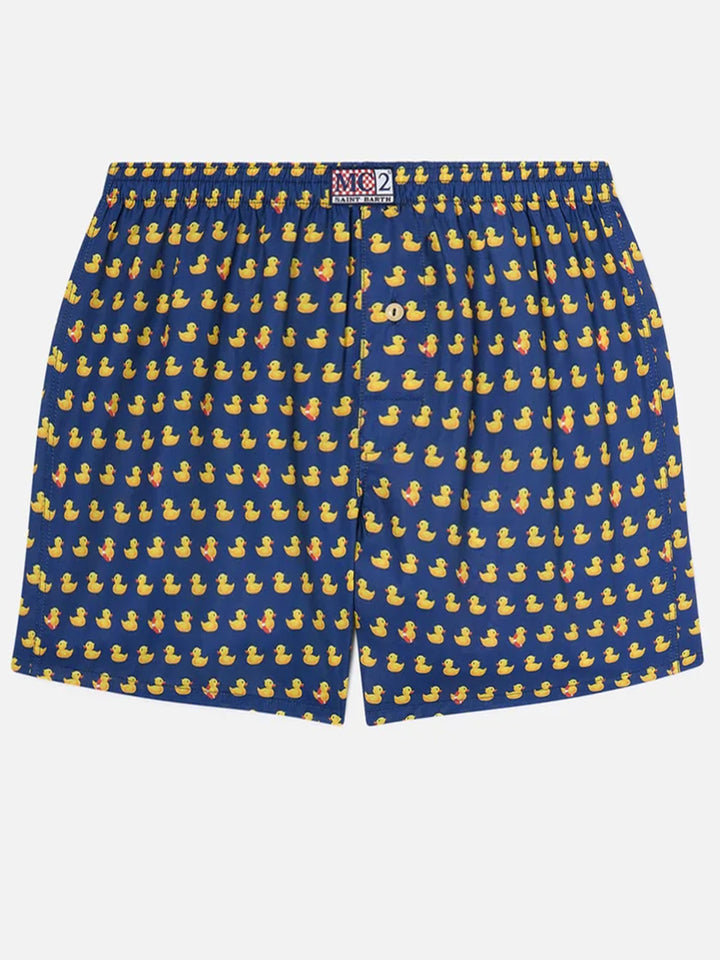 Boxershorts aus Baumwolle Adam mit Enten-Print 
