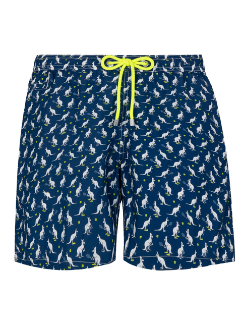 Lightweight fabric swim shorts Lighting with Australian print | AUSTRALIAN BRAND SPECIAL EDITION - MC2 Saint Barth