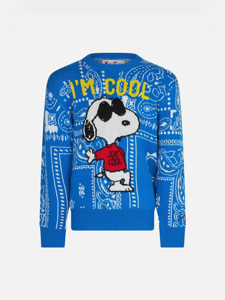 Boy crewneck sweater with Snoopy print | PEANUTS™ SPECIAL EDITION - MC2 Saint Barth