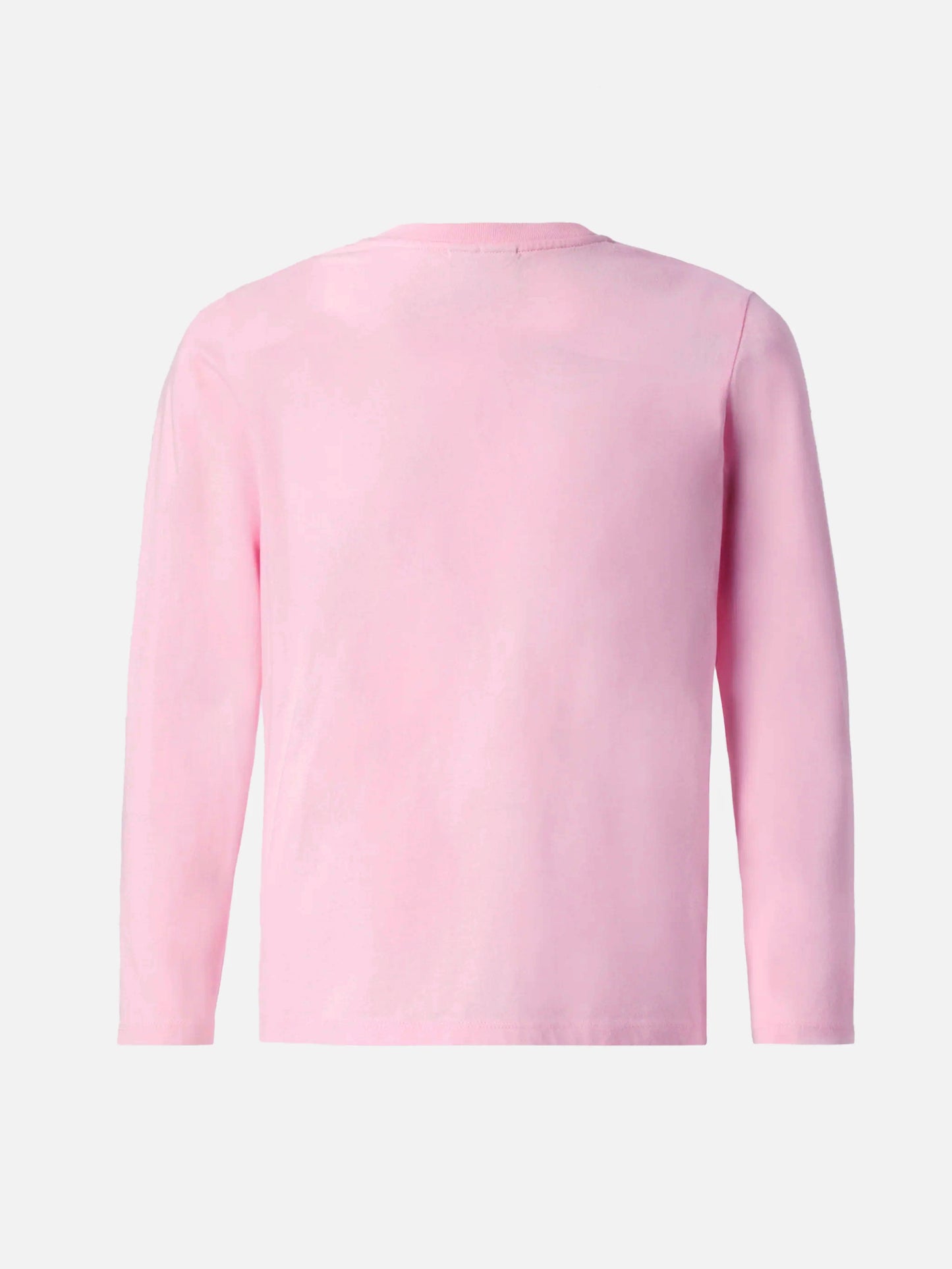 Penny long-sleeve cotton T-shirt in pink with Snoopy print and rhinestone appliqué | PEANUTS SPECIAL EDITION