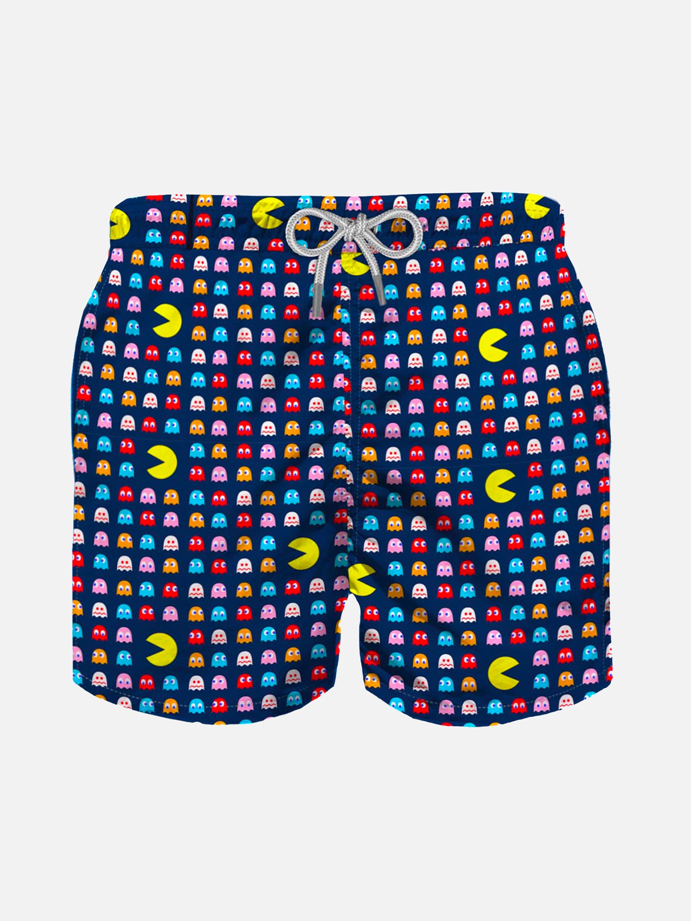 Pac-Man© print light fabric swim shorts | Pac-Man© Special Edition - MC2 Saint Barth