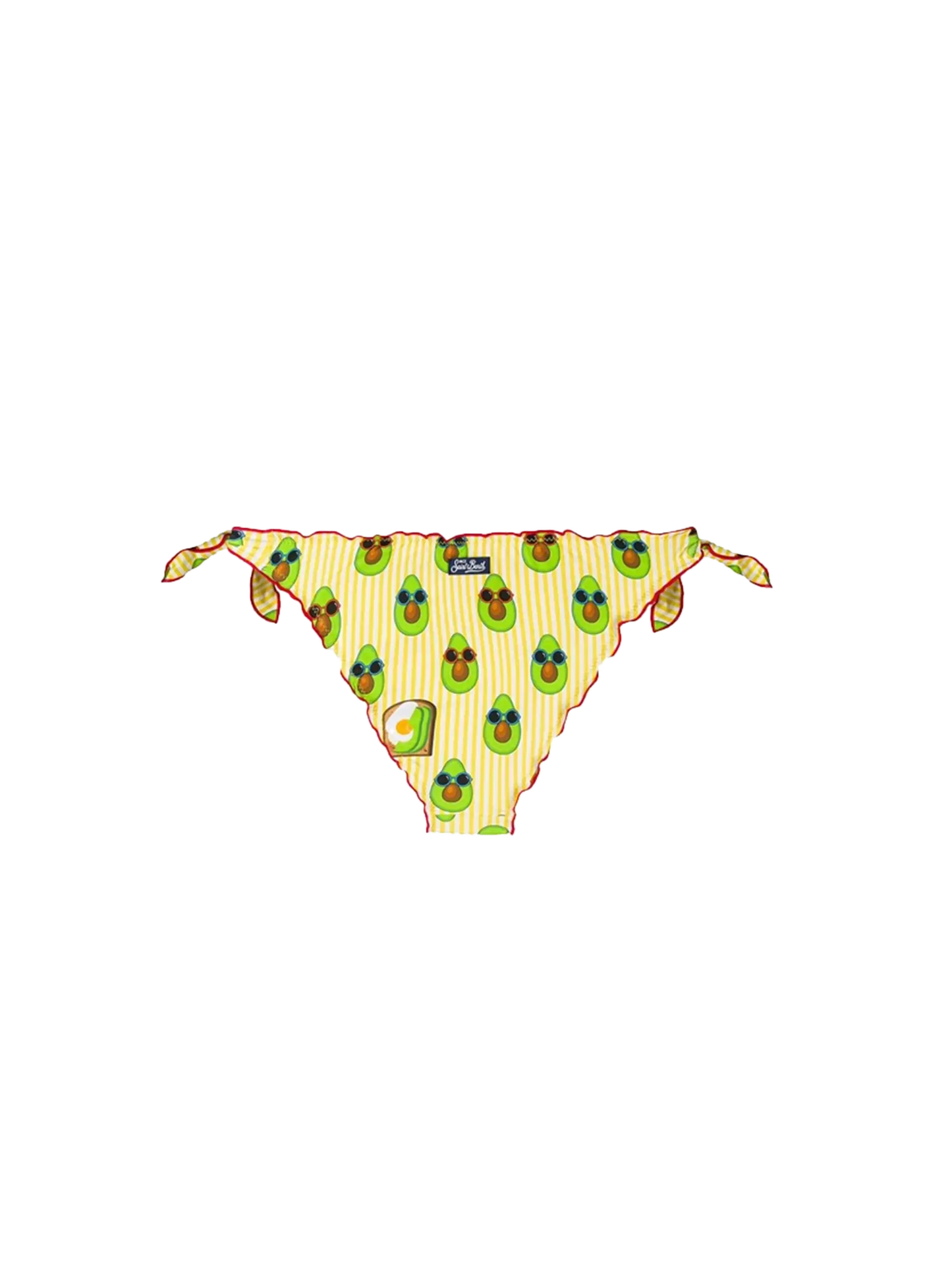 Avocado print swim briefs - MC2 Saint Barth