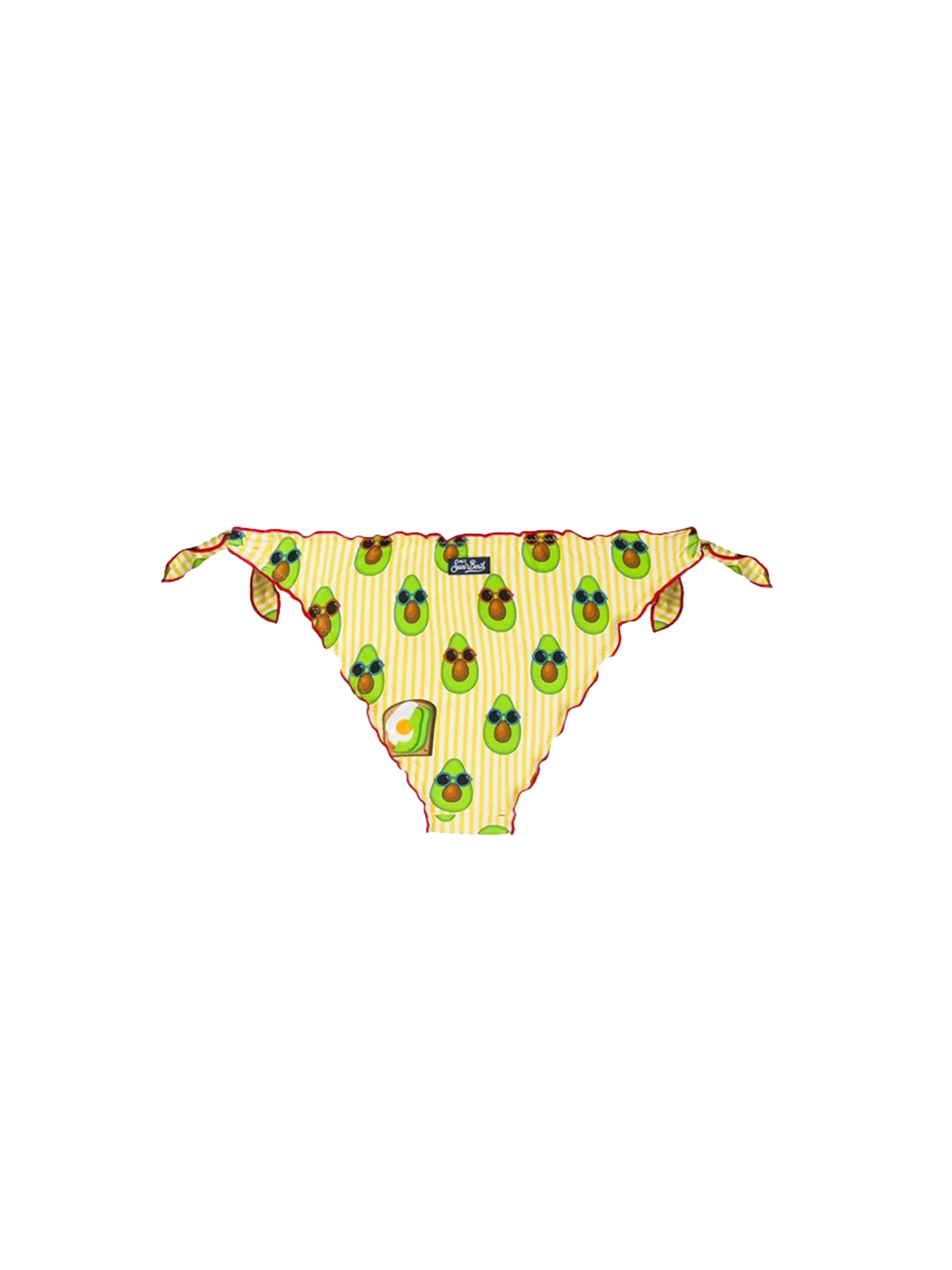 Avocado print swim briefs - MC2 Saint Barth