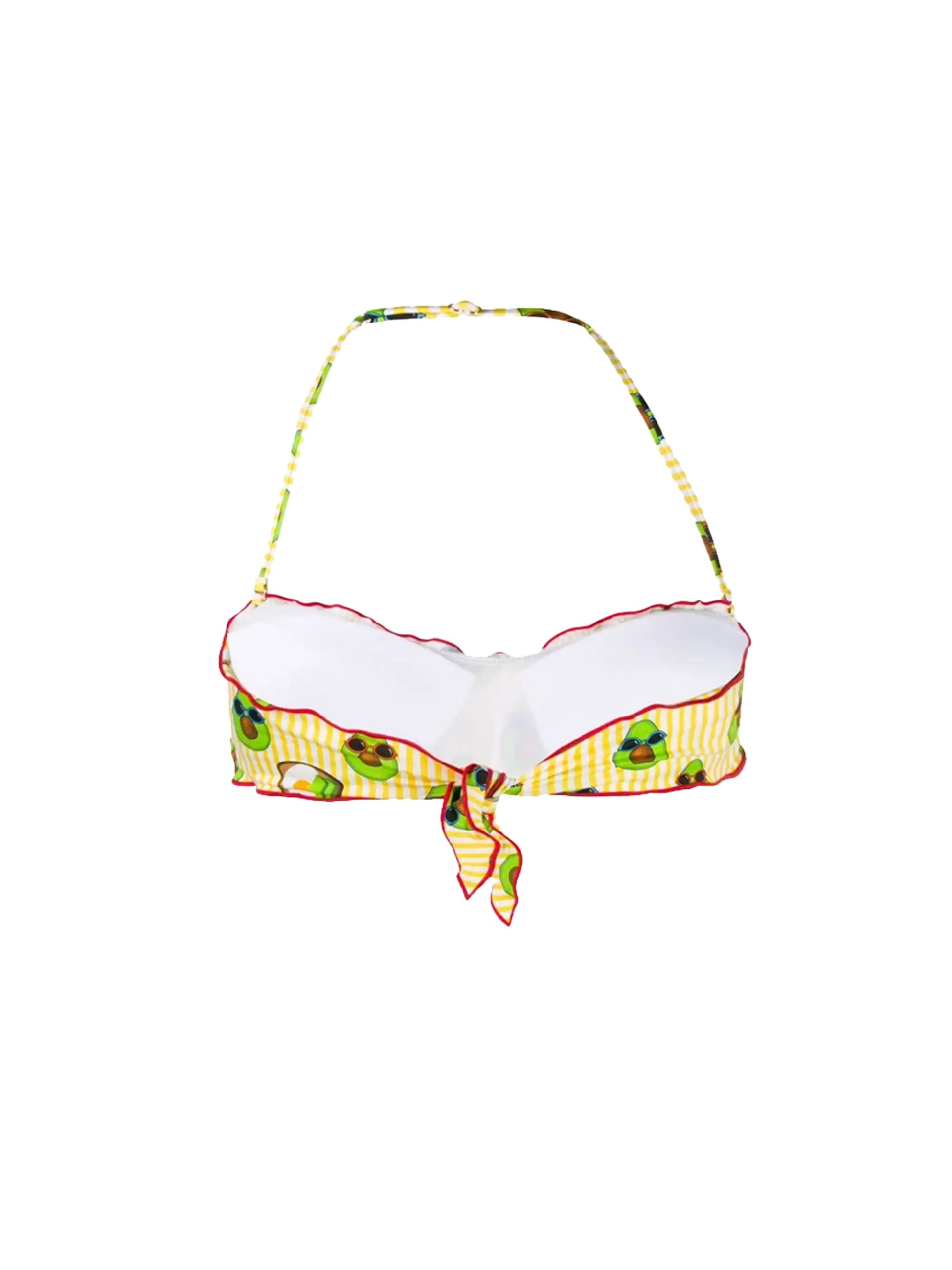Bandeau top avocado print - MC2 Saint Barth