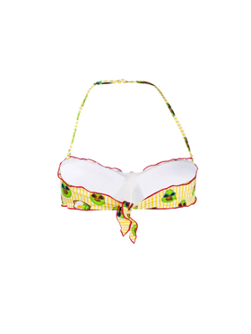 Bandeau top avocado print - MC2 Saint Barth