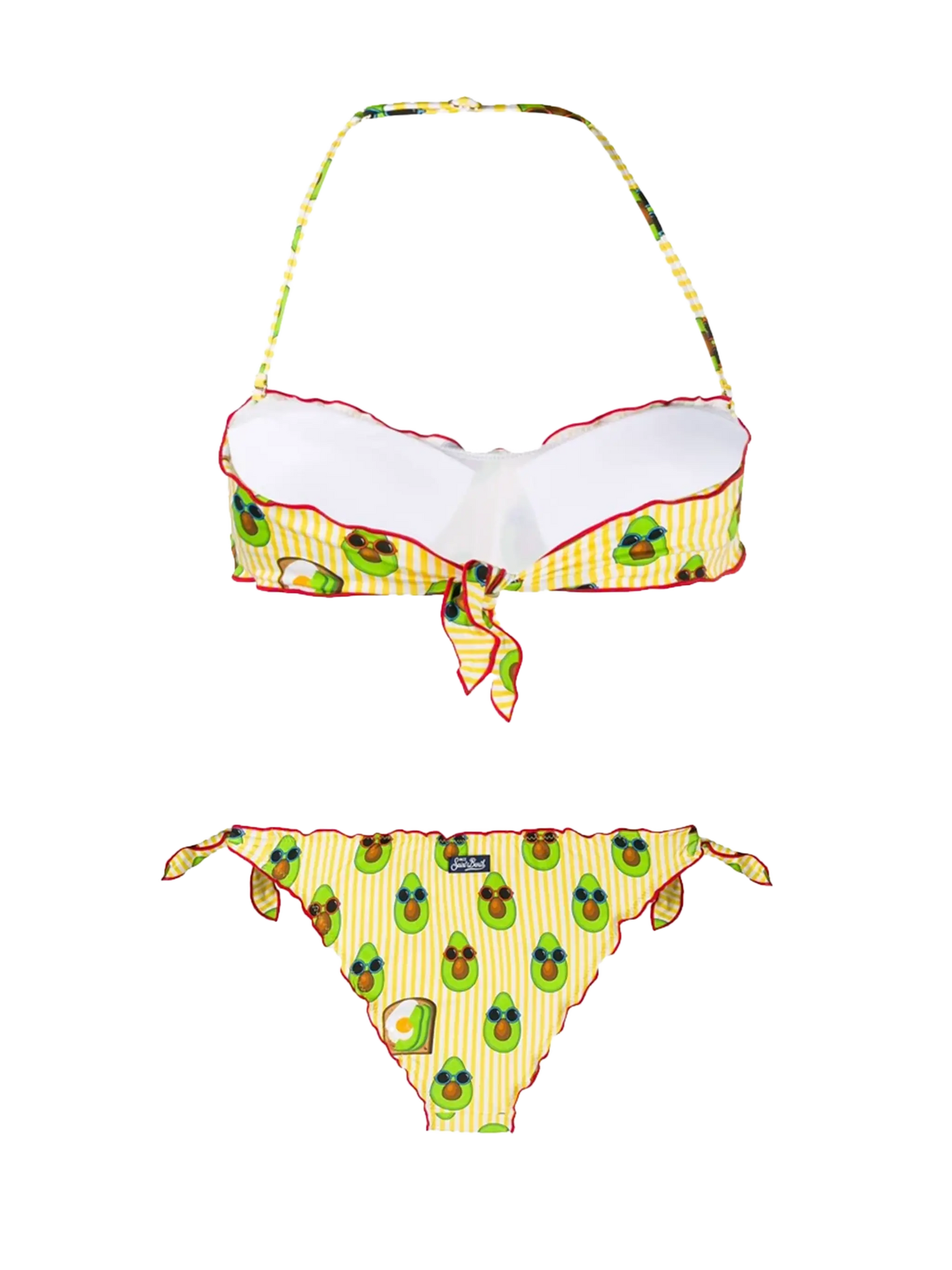 Avocado print swim briefs - MC2 Saint Barth