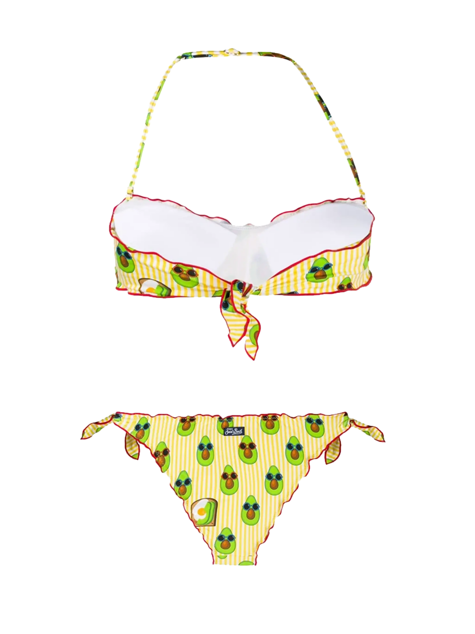 Avocado print swim briefs - MC2 Saint Barth