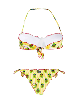 Avocado print swim briefs - MC2 Saint Barth