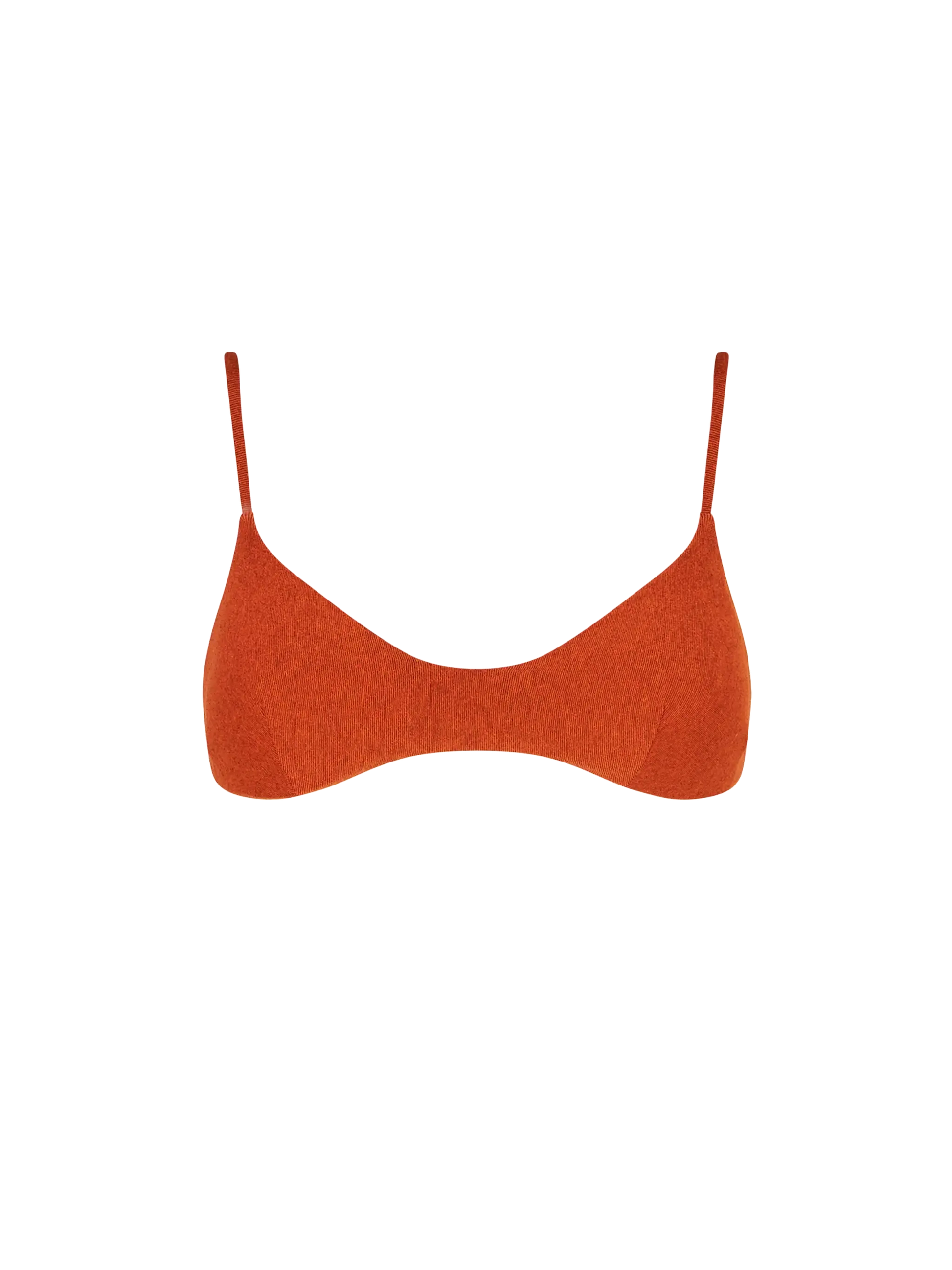 Orange lurex top bralette - MC2 Saint Barth