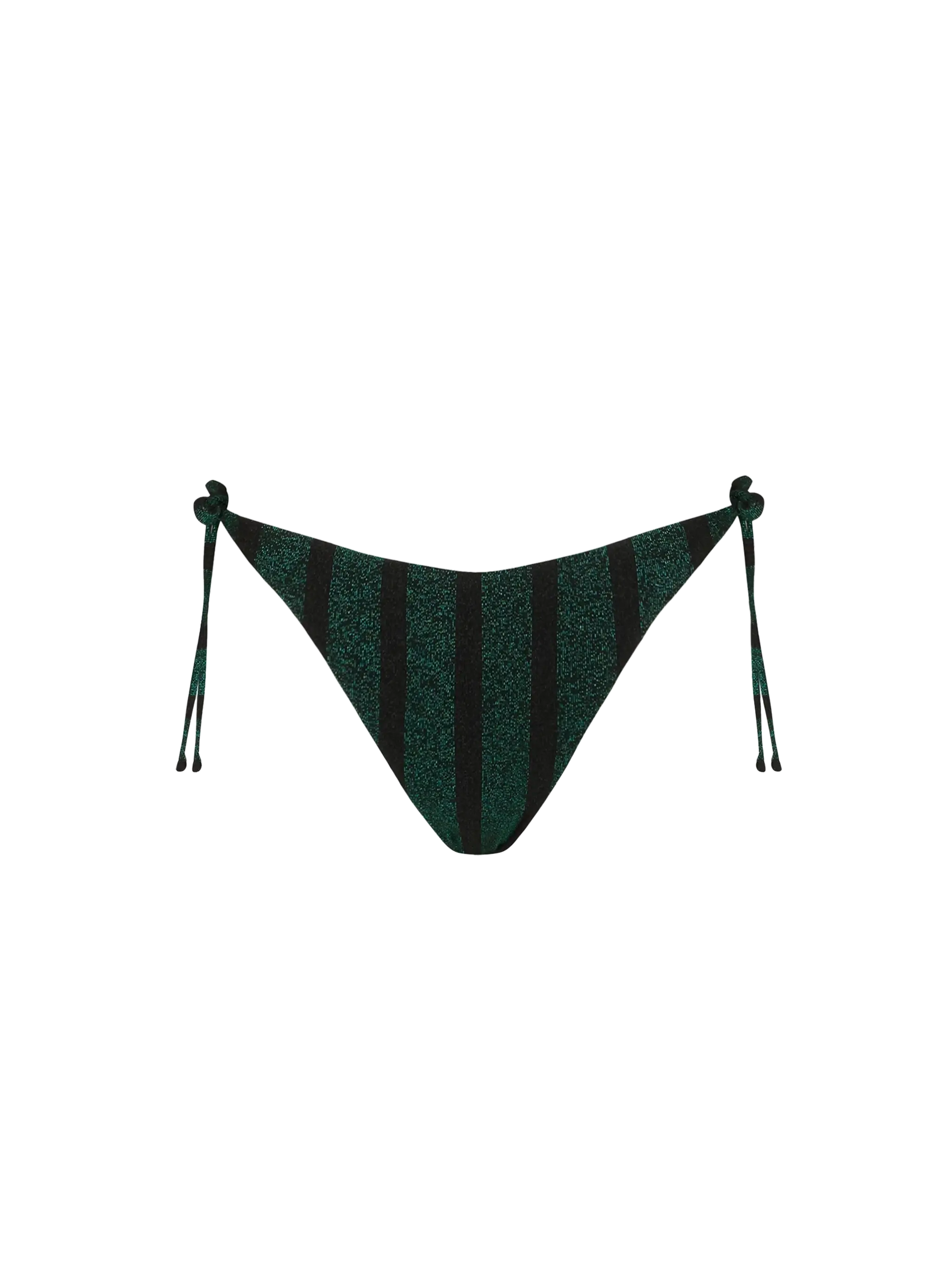 Woman swim briefs with lurex striped print - MC2 Saint Barth