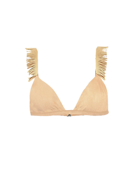 Fringed triangle suede effect - MC2 Saint Barth