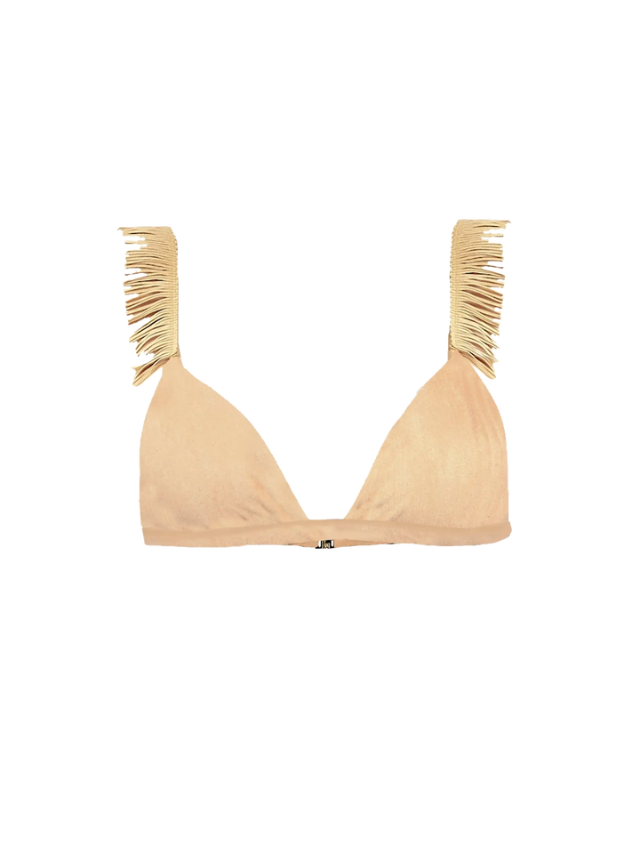 Fringed triangle suede effect - MC2 Saint Barth