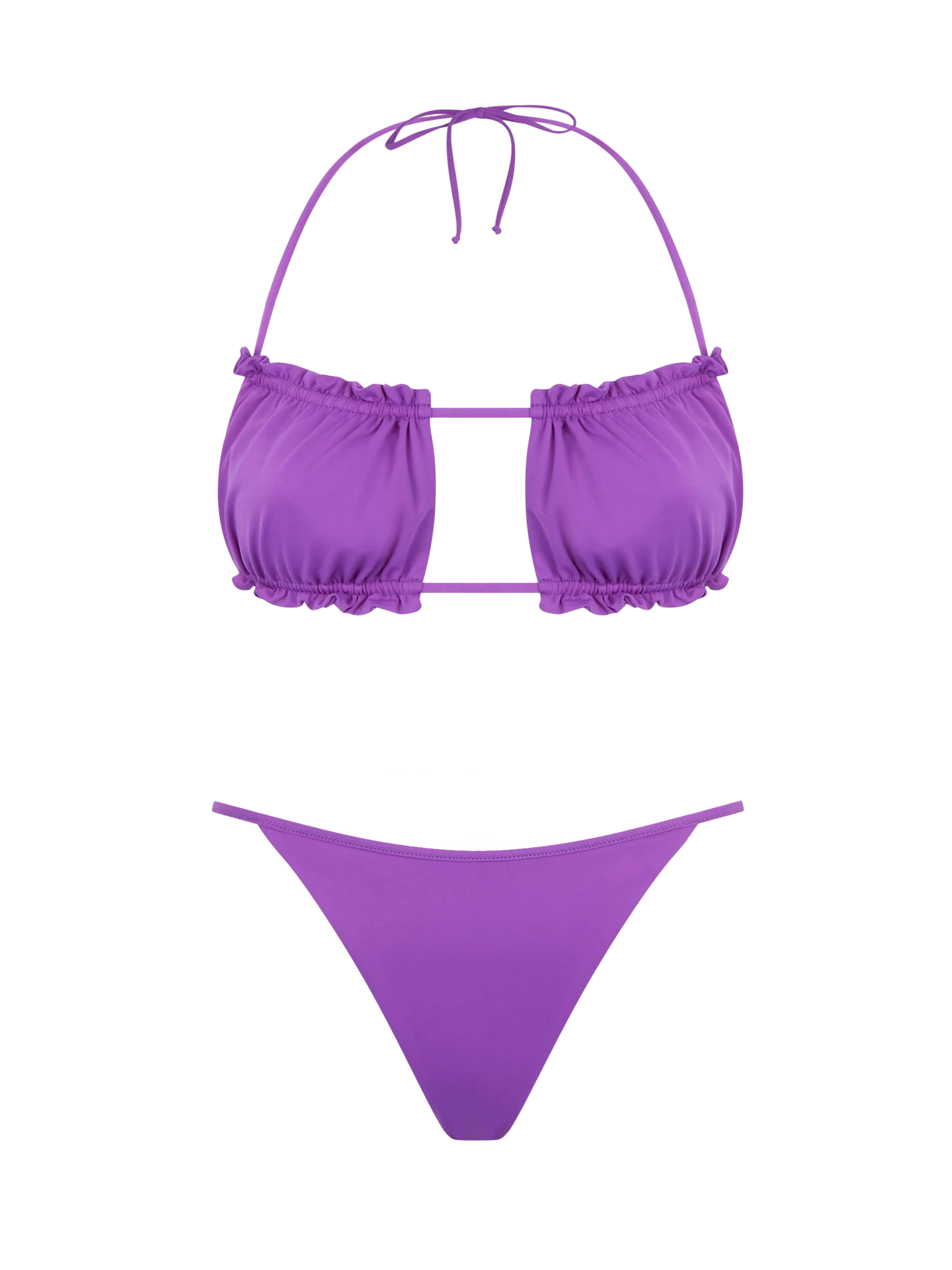 Woman purple bandeau bikini - MC2 Saint Barth