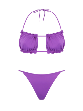 Woman purple bandeau bikini - MC2 Saint Barth