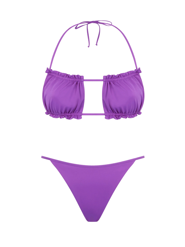 Woman purple bandeau bikini - MC2 Saint Barth