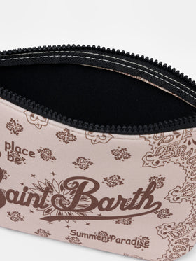 Pochette scuba bandana bianco sporco Aline