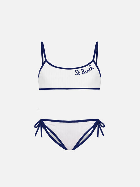 Girl white bralette bikini - MC2 Saint Barth