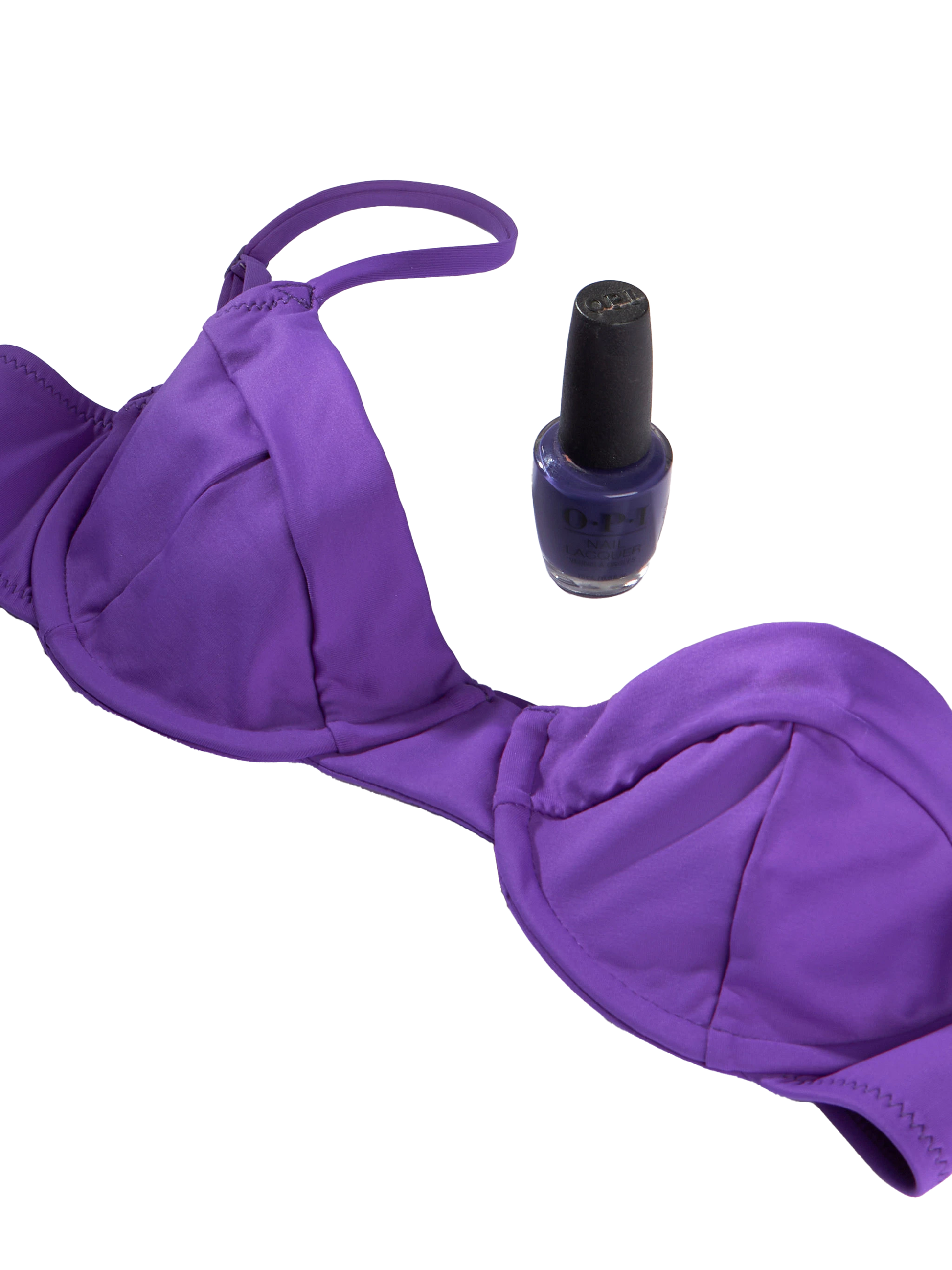 Woman violet underwired bralette swimsuit - MC2 Saint Barth