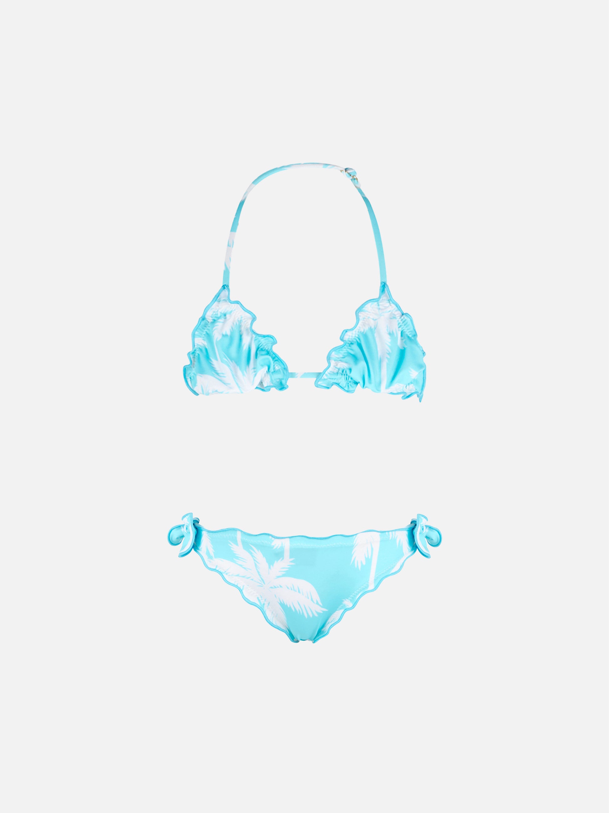 Girl bikini with palms print - MC2 Saint Barth