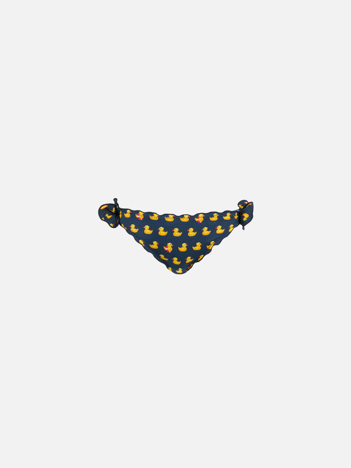 Girl swim briefs with ducky print - MC2 Saint Barth