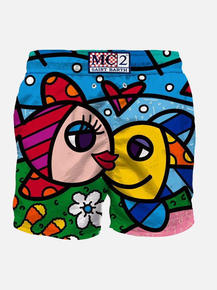 Badeshorts für Herren mit Fischaufdruck | ©BRITTO SONDERAUSGABE