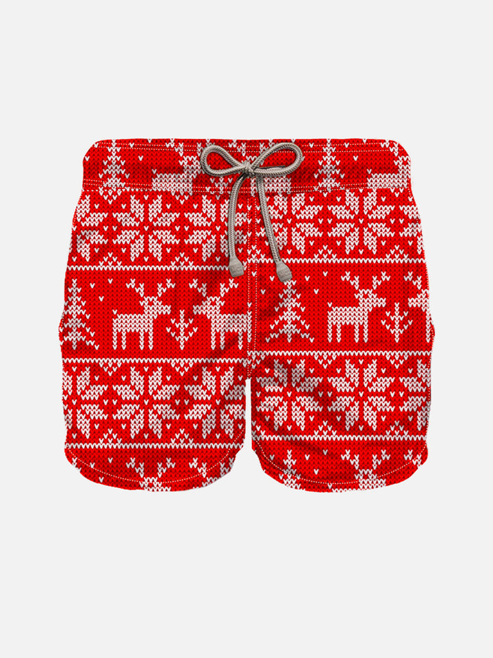 Boy swimshorts reindeer print - MC2 Saint Barth