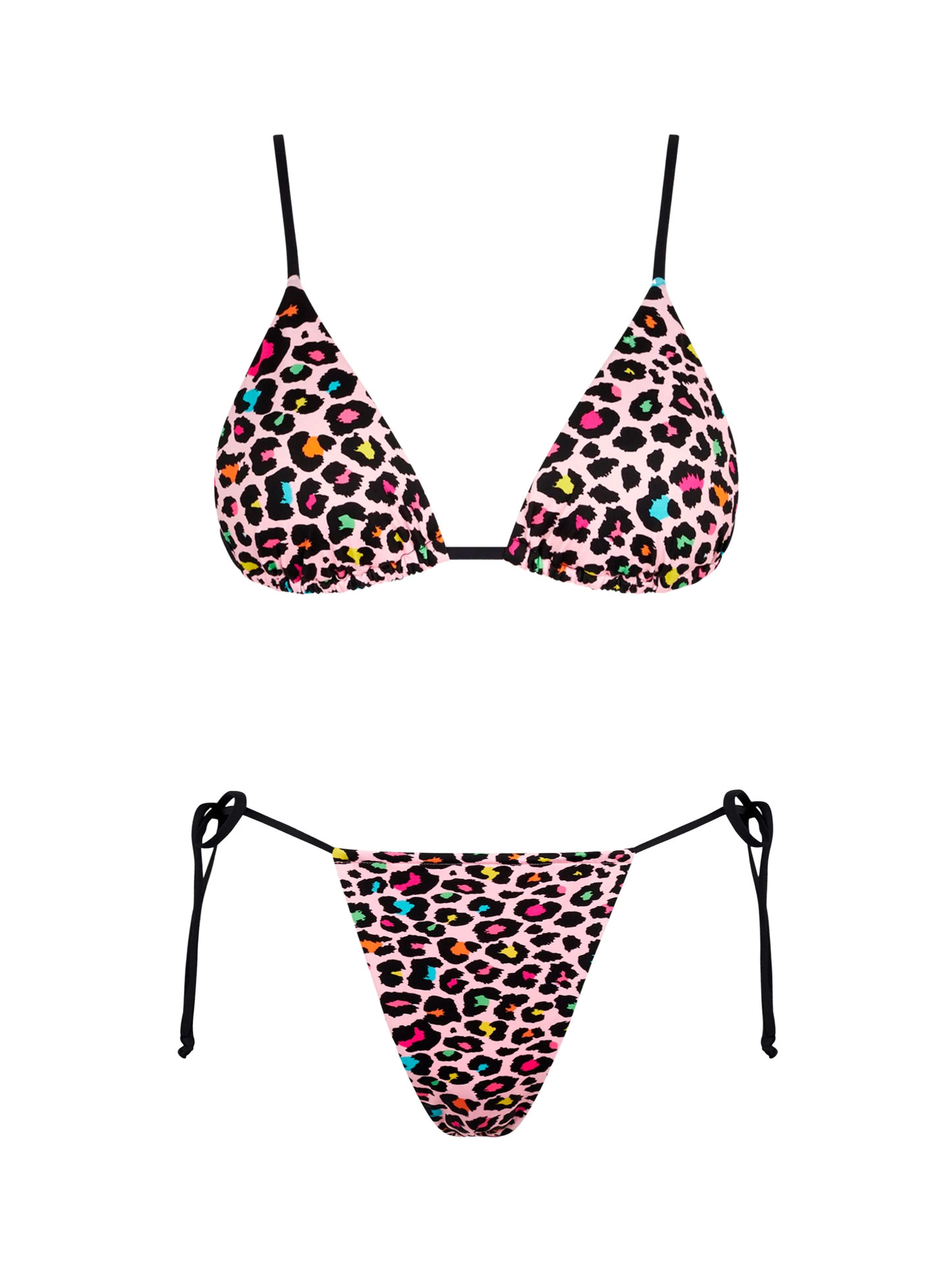 Woman triangle bikini with leopard print - MC2 Saint Barth