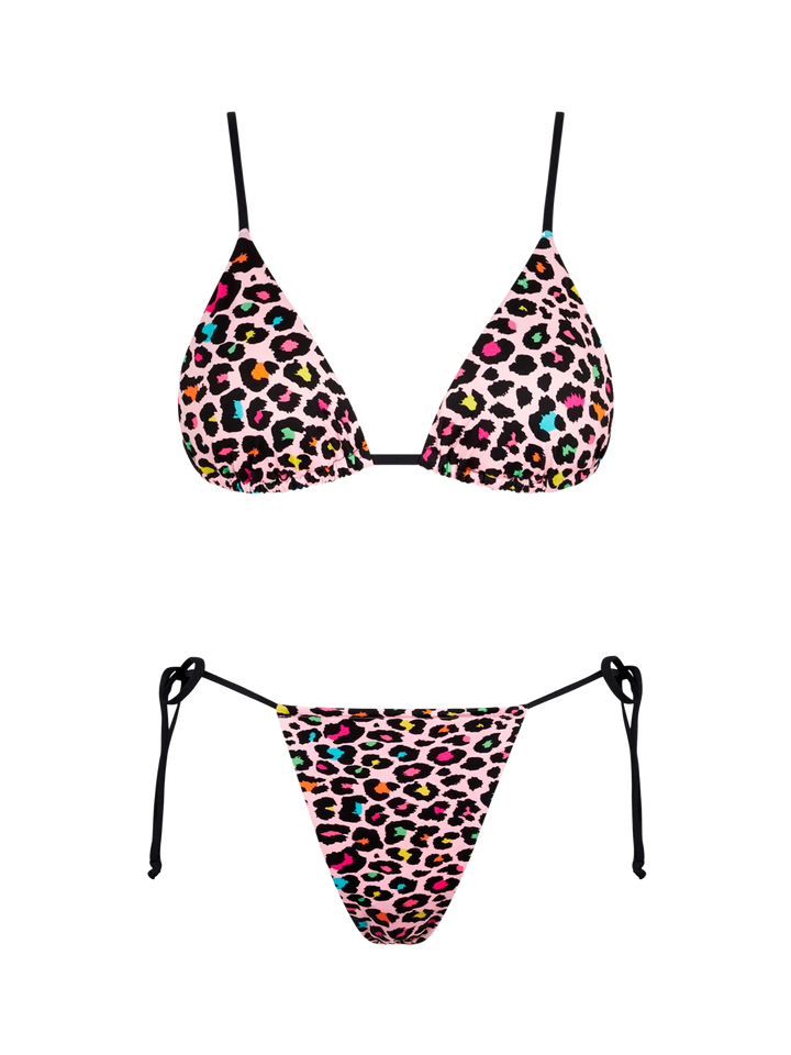 Woman triangle bikini with leopard print - MC2 Saint Barth