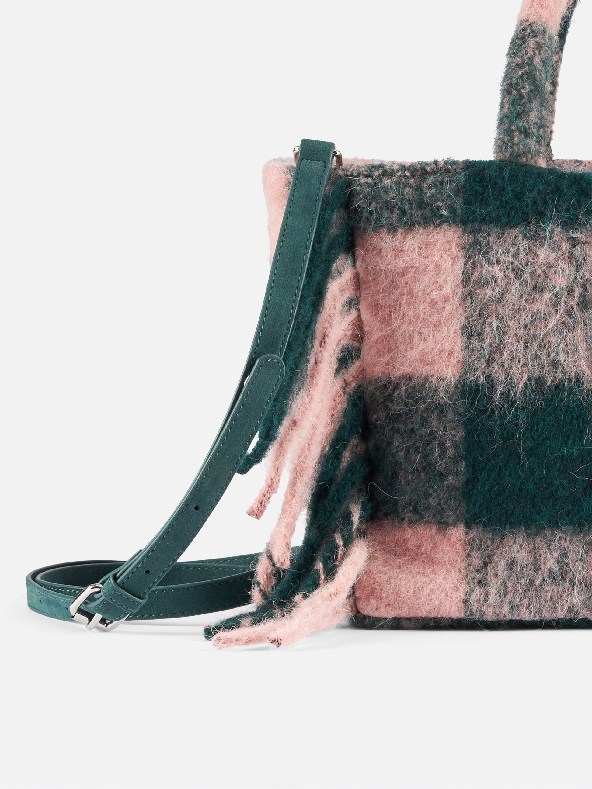 Colette blanket handbag with check print - MC2 Saint Barth