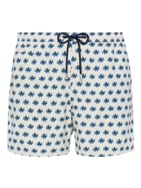 Lightweight fabric swim shorts Lighting with octopus print - MC2 Saint Barth