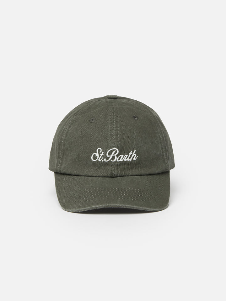 Berretto da baseball ricamato in denim Davis